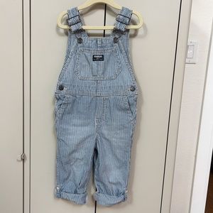 OshKosh B'gosh Blue Striped Overalls